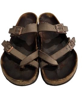 Birkenstock Mayari 35 4 4.5 Womens Kids Sandals Slip On Slide FLAWS READ